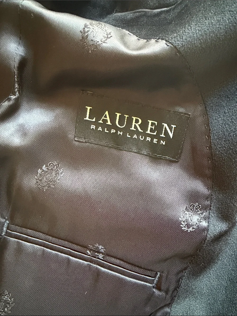 Ralph Lauren Men's Black Suede Sport Coat Blazer Size 38S